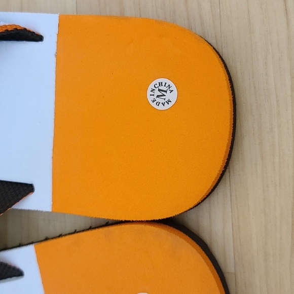 Men Orange/Blue Flip flops Sandals Size M - Picture 2 of 3